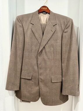 Vintage Bill Blass single-breasted two-piece suit